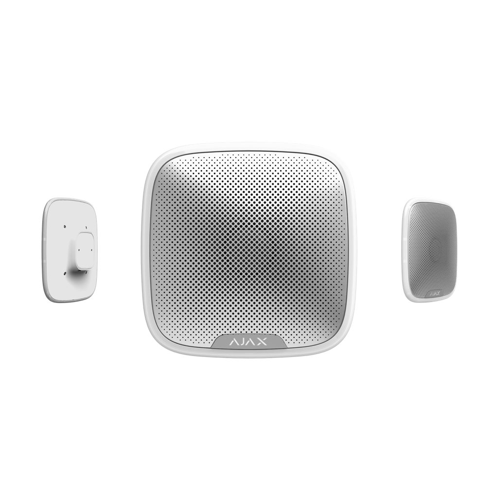 AJAX  StreetSiren, Kablosuz, Harici Siren, BEYAZ