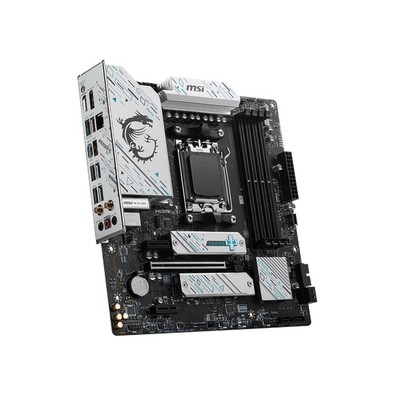 MSI B650M GAMING PLUS WIFI DDR5 6400MHZ 1XHDMI 1XDP 2XM.2 USB 3.2 AM5 MATX (AMD AM5 9000/8000/7000 SERİLERİ İLE UYUMLU)