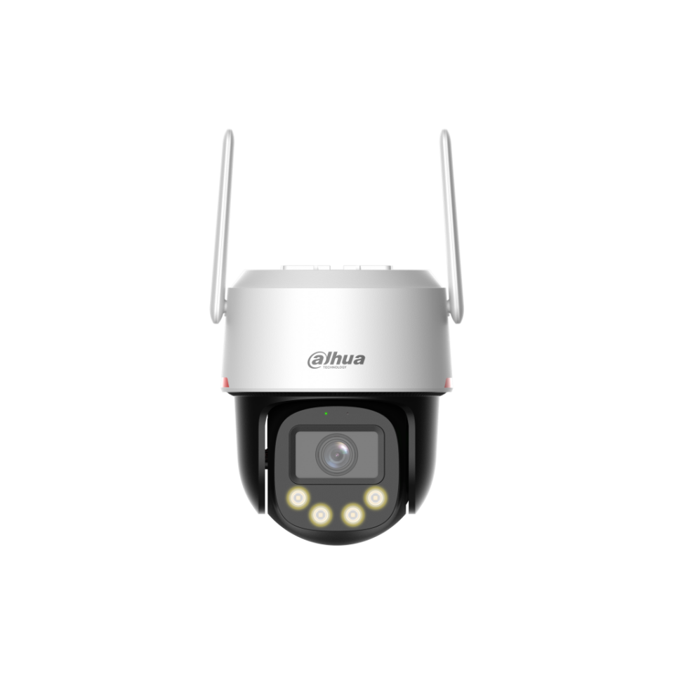 DAHUA IPC-PT2849DC1-SW-PV, 8Mpix, 3,6 Lens, WizColor, 30Mt Gece Görüşü, Dahili Mikrofon, Dahili Hoparlör, IP66, Wifi, Pan-Tilt IP Kamera