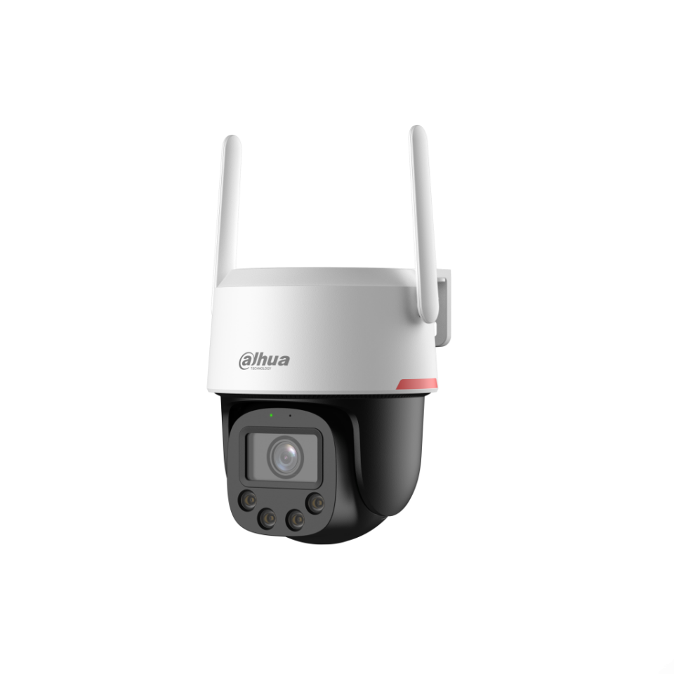 DAHUA IPC-PT2849DC1-SW-PV, 8Mpix, 3,6 Lens, WizColor, 30Mt Gece Görüşü, Dahili Mikrofon, Dahili Hoparlör, IP66, Wifi, Pan-Tilt IP Kamera