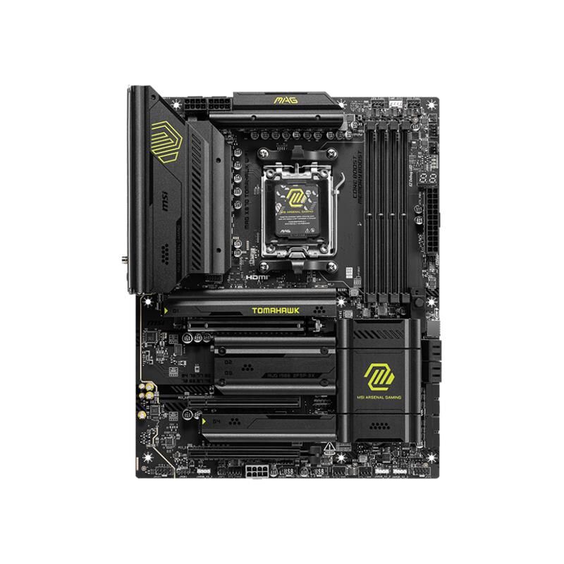 MSI MAG X870 TOMAHAWK WIFI DDR5 8400MT/S 1XHDMI 2XUSB4 4XM.2 ATX AM5 (AMD AM5 9000/8000/7000 SERİLERİ İLE UYUMLU)