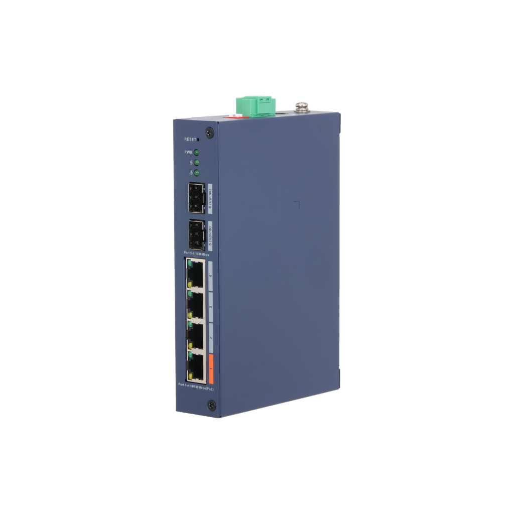 DAHUA CHS4206-4ET-60, 4 Port, Megabit, PoE 60W, 2 Port SFP, Cloud Yönetilebilir, Switch