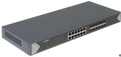 ** HİKVİSİON DS-3E0524TF GB 24 PORT 12 Port GB + 12 Port Sfp SWİTCH