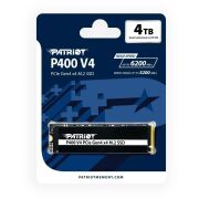 PATRIOT VP400 V4 4TB 6200/5200MB/s M2 PCIe GEN4 NVME SSD P400VP4TBM28H