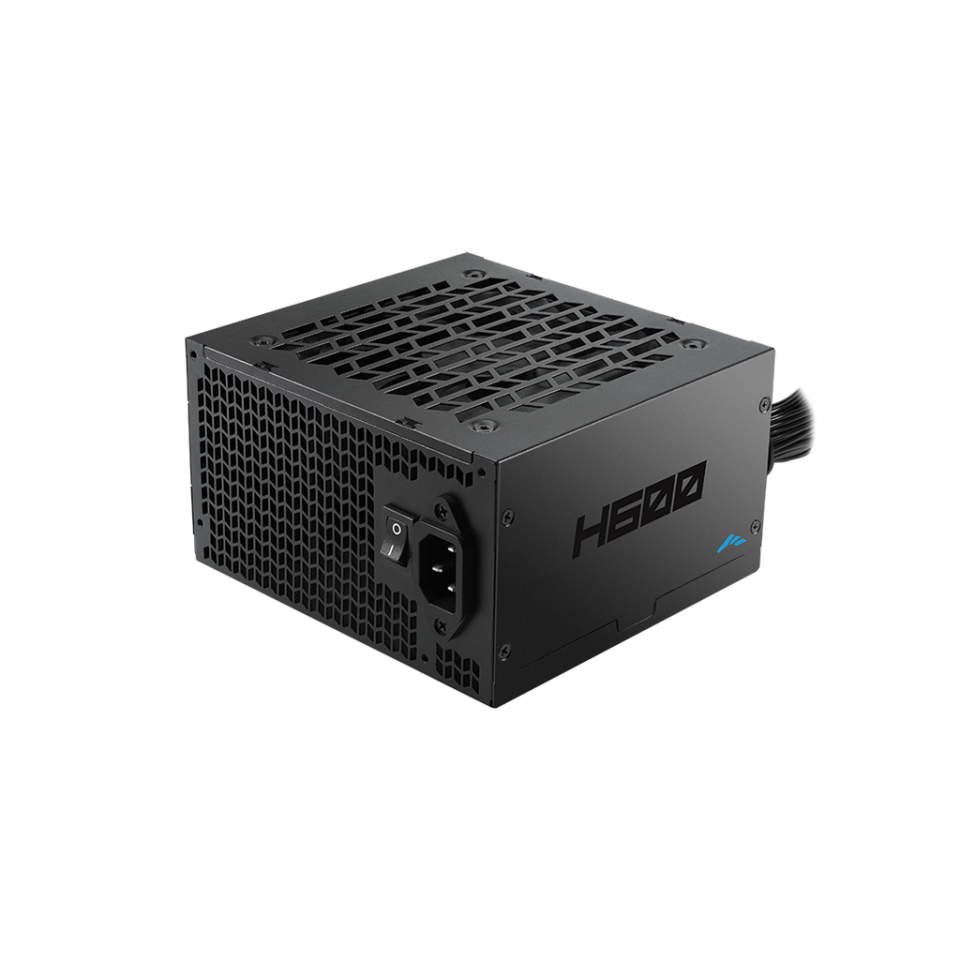 SAMA H600, 600W, Black, 80 Plus, Aktif PFC, Siyah, GAMING, ATX, Power Supply (PSU)