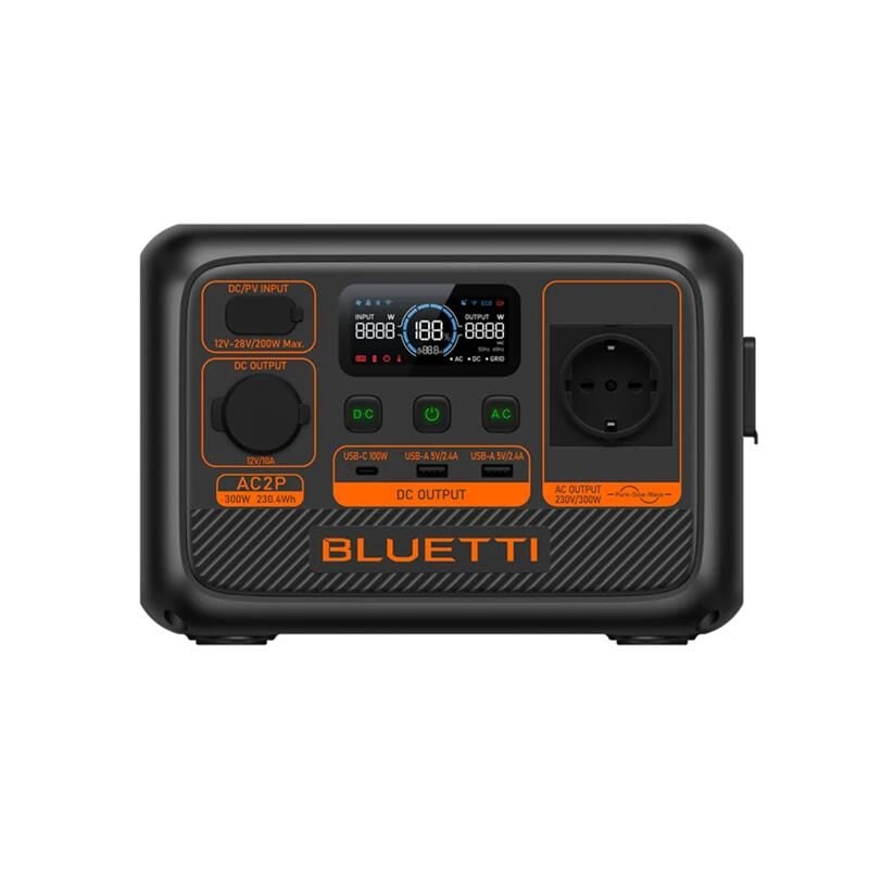 BLUETTI AC2P 300W 230,4WH TAŞINABİLİR GÜÇ İSTASYONU