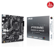ASUS PRIME A520M-K ARGB, 2xDDR4, 1x M.2, DP, HDMI, AM4 Soket Anakart