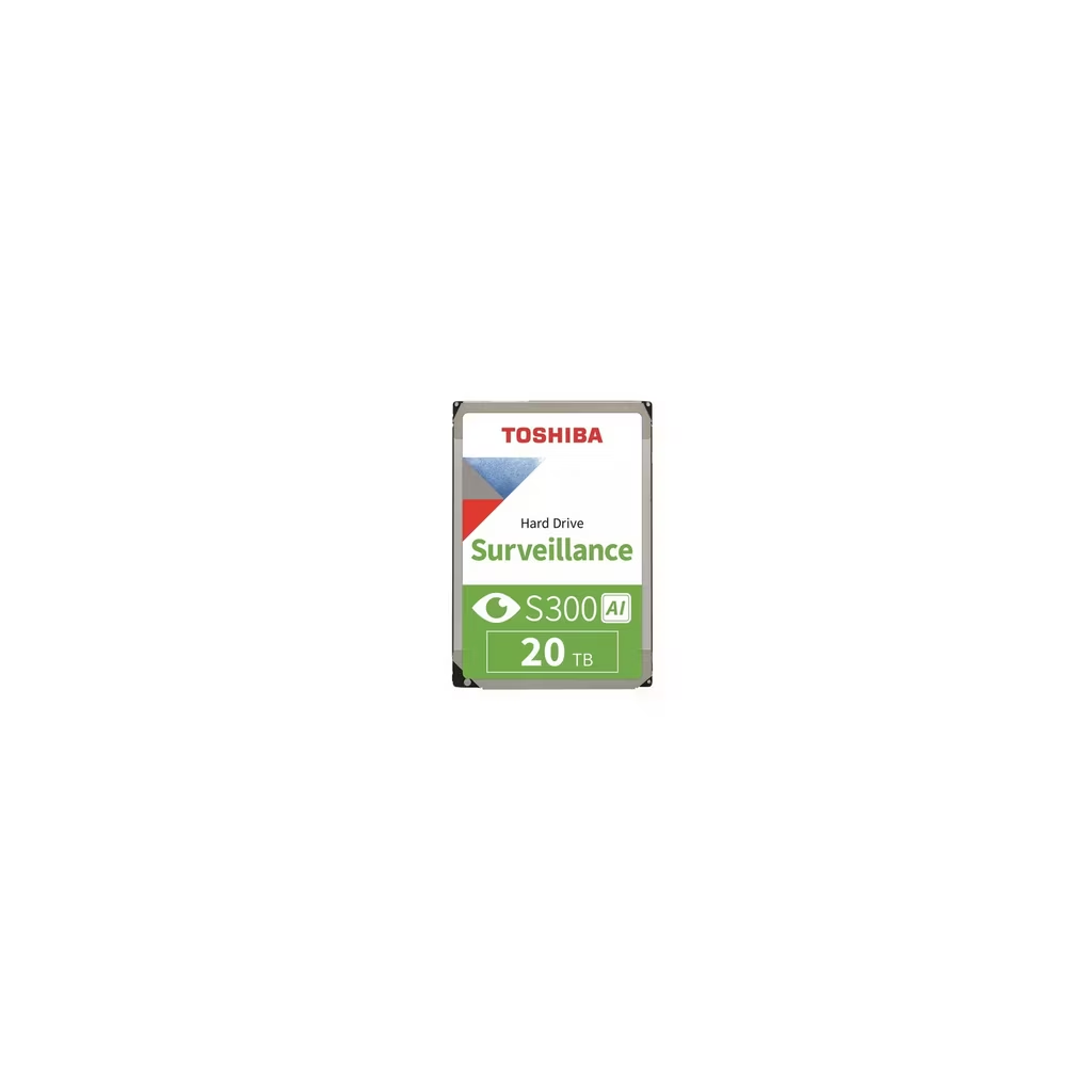 TOSHIBA S300 AI, MG11ACA20TE-V, 3.5'', 20TB, 1024Mb 7200 Rpm, 7/24 Güvenlik HDD (Türkiye Distribütörü Garantili)