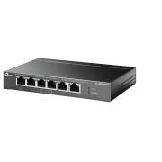 TP-LINK TL-SG1006PP, 6 Port, GigaBit, 4 Port PoE 64W, Yönetilemez, Metal Kasa, Masaüstü Switch