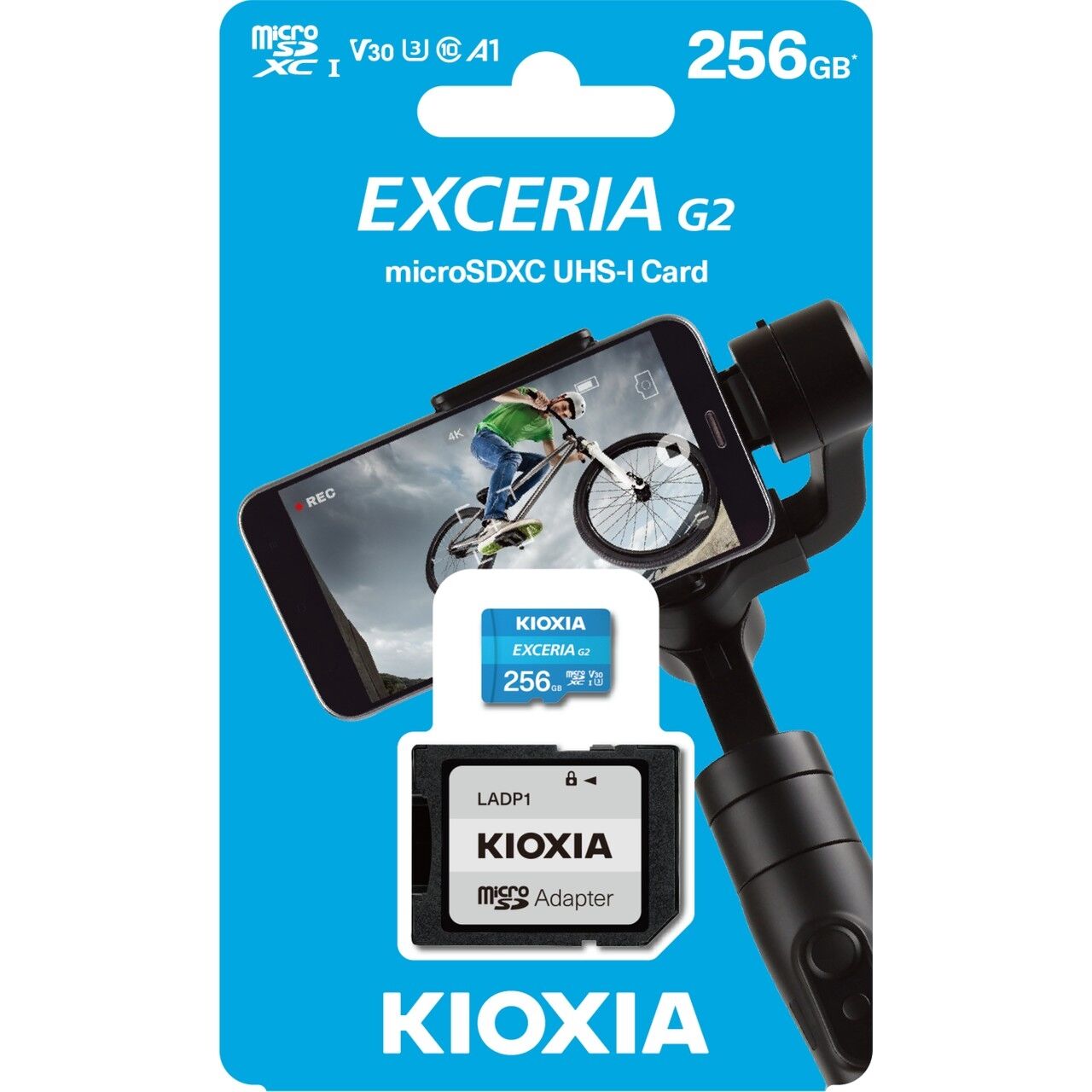 KIOXIA EXCERIA G2 256GB MICRO SDXC CLASS10 100/50MBs HAFIZA KARTI LMEX2L256GG2