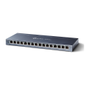 TP-LINK TL-SG116(UN) V2, 16 Port, GigaBit, Metal Kasa, Masaüstü Switch