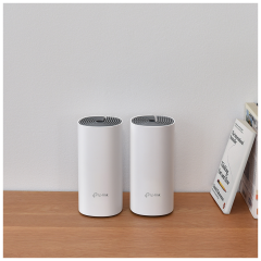 TP-LINK DECO-E4, AC1200, İkili Mesh, 1200Mbps, Dual Band, 2Port Megabit Lan, 260m2 kapsama Alanı, Router, Geniş Alan İnternet Ağı Sağlayıcısı