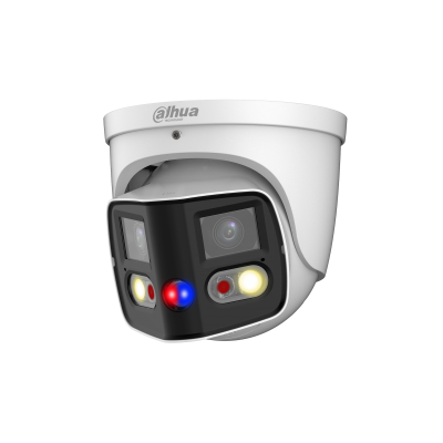 DAHUA DH-IPC-PDW3849-A180-AS-PV 1/27'' CMOS 2x4MP 180° TiOc POE HARİCİ SES Motorize - Dome IP Güvenlik Kamera