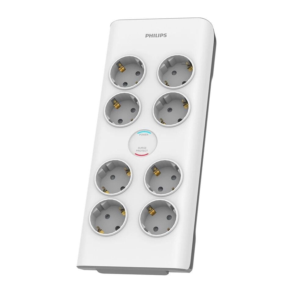 PHILIPS SPN7080WA/62 900J 8'Lİ / 2M AKIM KORUMALI PRİZ