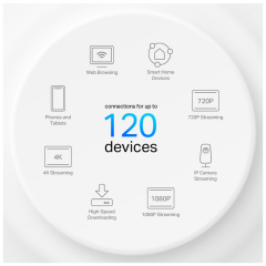 TP-LINK DECO-X10, AX1500, Üçlü Mesh, 1500Mbps, Dual Band, WiFi6, 2Port Gigabit Lan, 520m2 kapsama Alanı, Router, Geniş Alan İnternet Ağı Sağlayıcısı