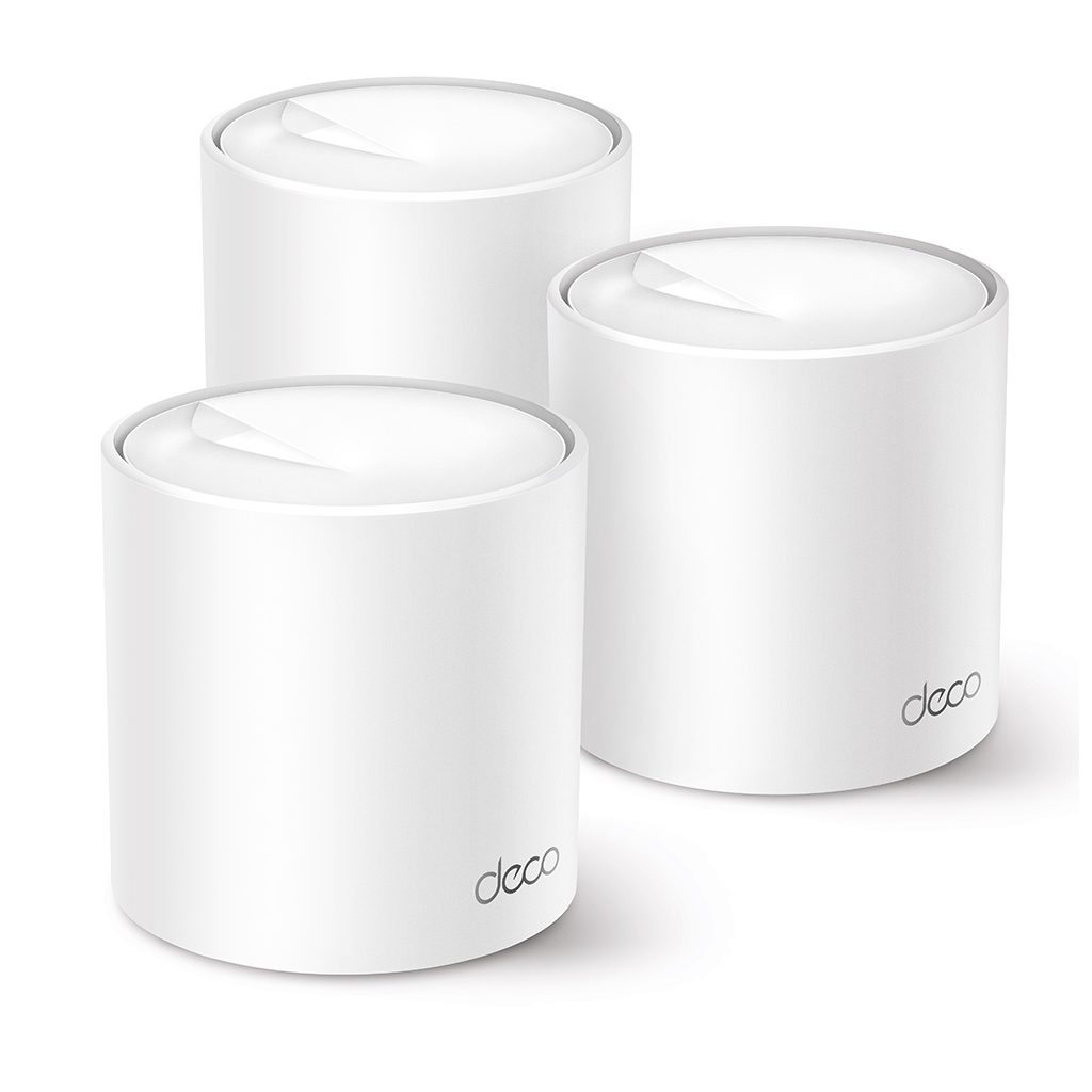 TP-LINK DECO-X50, AX3000, Üçlü Mesh, 574-2402Mbps Dual Band, WiFi6, 3Port Gigabit Lan, 600m2 kapsama Alanı, Router, Geniş Alan İnternet Ağı Sağlayıcısı