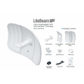 UBIQUITI LBE-M5-23,  LiteBeam, 5Ghz, 100Mbps, 23dBi Anten, 5Km Menzil CPE