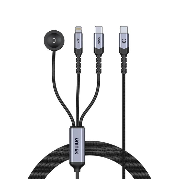 UNITEK USB-C 3' U 1 ARADA 100 W HIZLI SARJ KABLOSU 1.2M (C14180AGY01-1.2M)