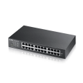 ZyXEL GS1100-24E V3, 24 Port, GigaBit, Yönetilemez, Sessiz, Rackmount Switch