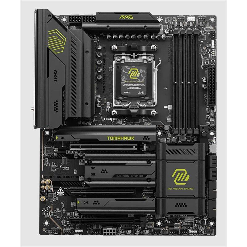 MSI MAG X870E TOMAHAWK WIFI DDR5 8400MT/S 1XHDMI 4XM.2 USB AM5 ATX(AMD AM5 9000/8000/7000 SERİLERİ İLE UYUMLU)