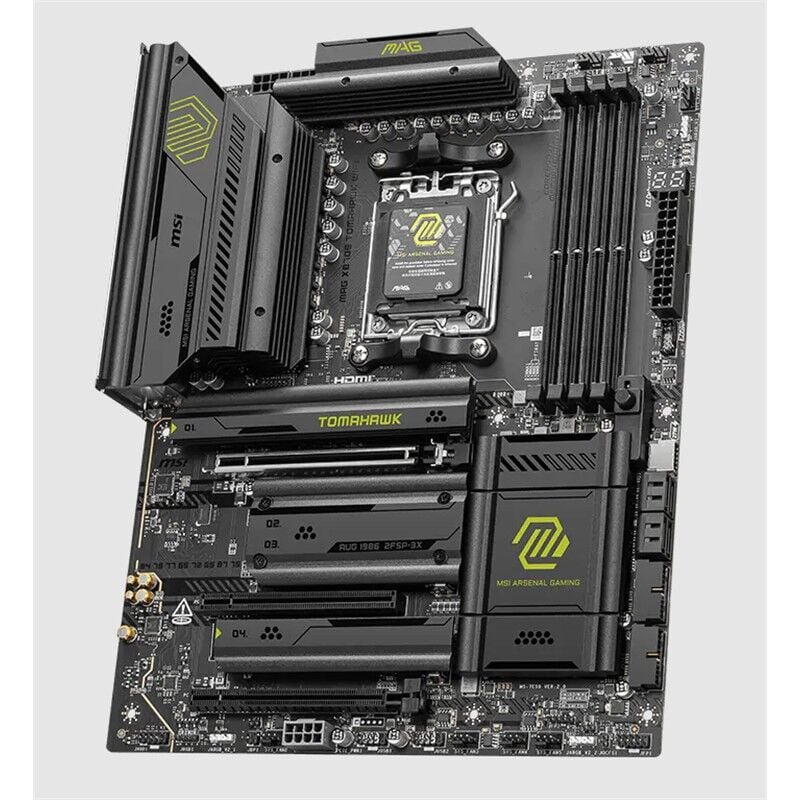 MSI MAG X870E TOMAHAWK WIFI DDR5 8400MT/S 1XHDMI 4XM.2 USB AM5 ATX(AMD AM5 9000/8000/7000 SERİLERİ İLE UYUMLU)