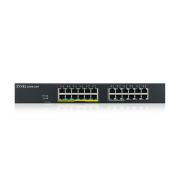 ZyXEL GS1915-24EP, 24 Port, GigaBit, 12 Port PoE, Yönetilebilir, Sessiz, Masaüstü Switch