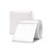 NIIMBOT T50 Etiket 50mm x 50mm (Tek Kolonda 1li) 150 adet Beyaz Kare (B1, B21S, B3S, B21 PRO)