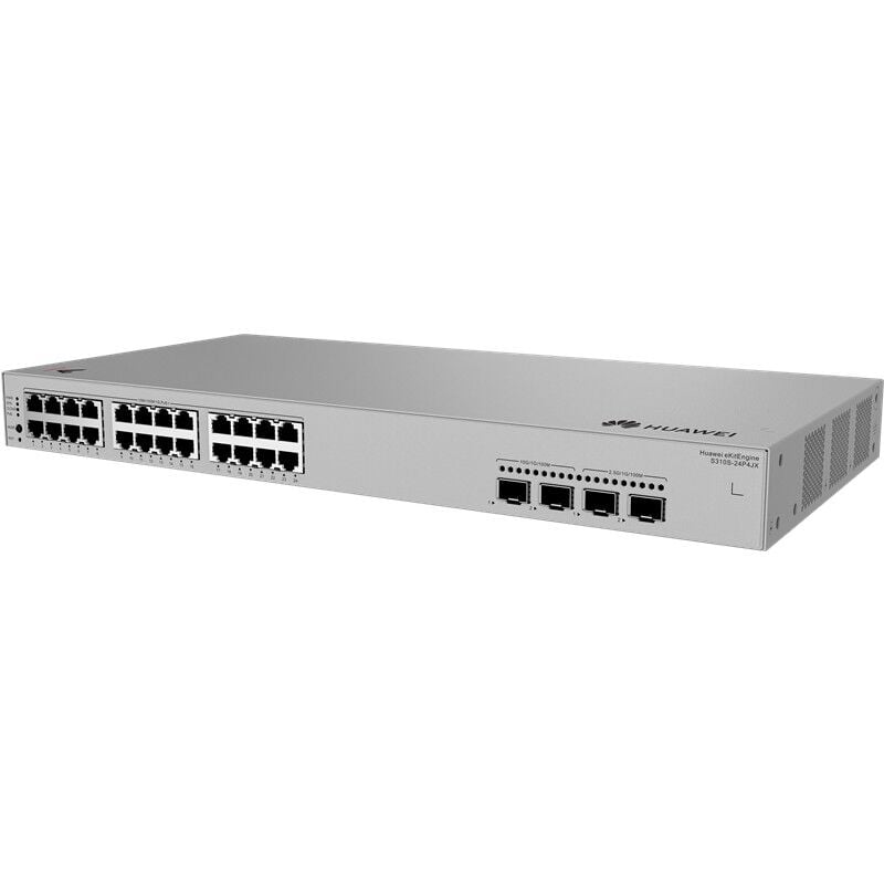 HUAWEI EKITENGINE S310S-24P4JX 24 PORT GIGABIT+2X2.5GB 2X10G SFP+ L2 CLOUD YÖNETİLEBİLİR 400W POE RACKMOUNT SWITCH