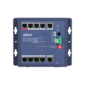 DAHUA CHS4110-8ET-90-F, 8 Port, Megabit, PoE 90W, 1 Port Uplink, 1 Port Combo, Cloud Yönetilebilir, Switch