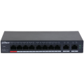 DAHUA CS4010-8ET-110, 8 Port, Megabit, PoE 110W, 2 Port Uplink, Cloud Yönetilebilir, Switch