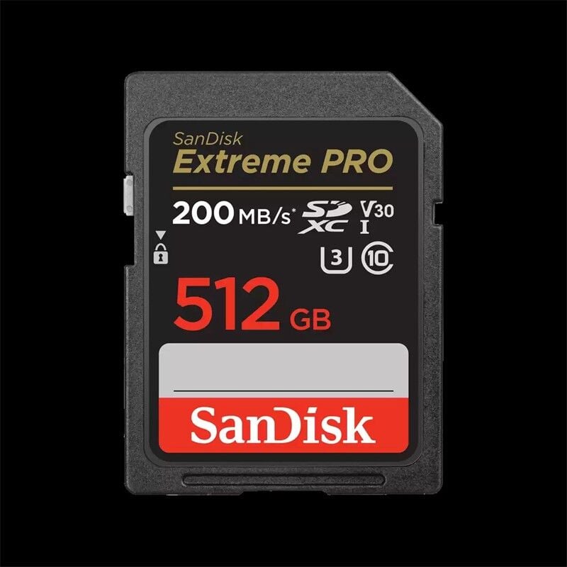 512GB SANDISK EXTREME PRO SDCX UHS-I SDSDXXD-512G-GN4IN