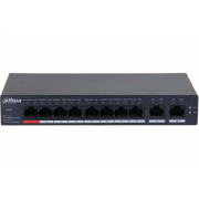 DAHUA CS4010-8GT-110, 8 Port, Gigabit, PoE 110W, 2 Port Uplink, Cloud Yönetilebilir, Switch