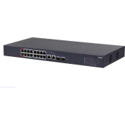 DAHUA CS4220-16GT-135, 16Port, Gigabit, PoE 135W, 2 Port Gigabit Uplink, 2 Port SFP Gigabit Combo, Cloud Yönetilebilir, Switch