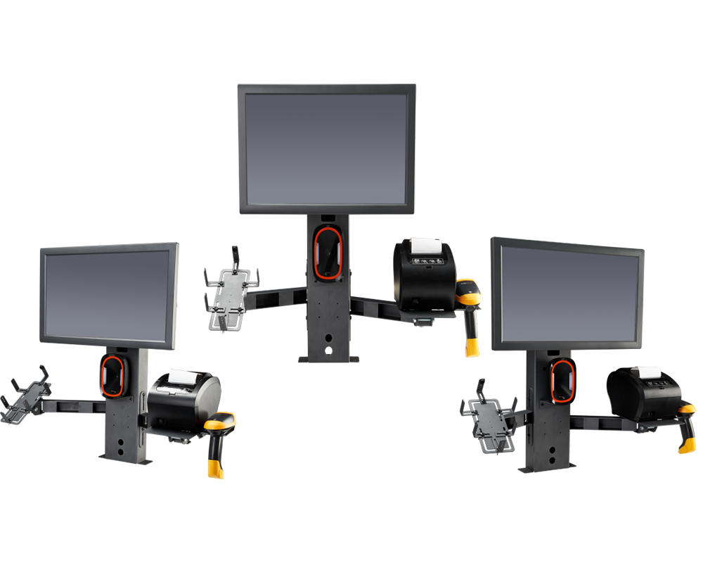 APARATCI KASİYER STAND OKUYUCU VE KLAVYE TUTUCU SAĞ/SOL KOL