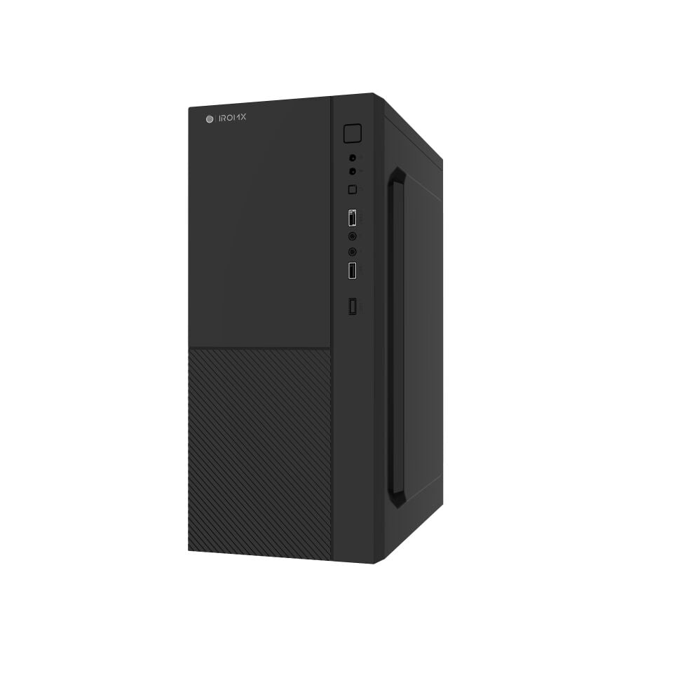 IROMX BTX-50ML PSU YOK 1x12CM RGB FAN ATX 2xUSB2.0/1xUSB3.0 SİYAH KASA