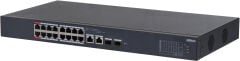 DAHUA CS4218-16ET-190 16FE POE PORT 190W 2GE COMBO 2XSFP CLOUD YÖNETİLEBİLİR SWİTCH