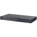 DAHUA CS4228-24GT-375, 24Port, Gigabit, PoE 375W, 2 Port Uplink, 2 Port SFP Gigabit Combo, Cloud Yönetilebilir, Switch