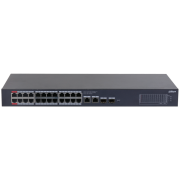 DAHUA CS4228-24GT-375, 24Port, Gigabit, PoE 375W, 2 Port Uplink, 2 Port SFP Gigabit Combo, Cloud Yönetilebilir, Switch