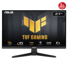 ASUS TUF GAMING VG279QE5A 27" 1ms, 146Hz, Full HD, DP, HDMI, Hoparlör, Fast IPS LED, Düşük Mavi Işık, FreeSync Premium, GAMING Monitör