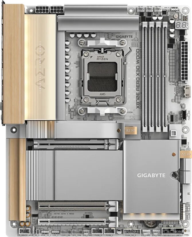 GIGABYTE X870E AERO X DK WOOD DDR5 8000Mhz HDMI/DP ATX AM5