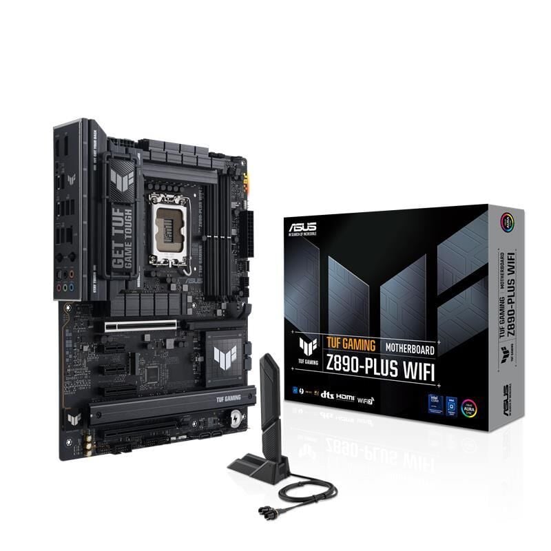 ASUS TUF GAMING Z890-PLUS WIFI DDR5 9066MT/S 1XHDMI 1XDP 2XUSB TYPE-C 4XM.2 ATX 1851P (INTEL ULTRA PROCESSORS SERIES 2)