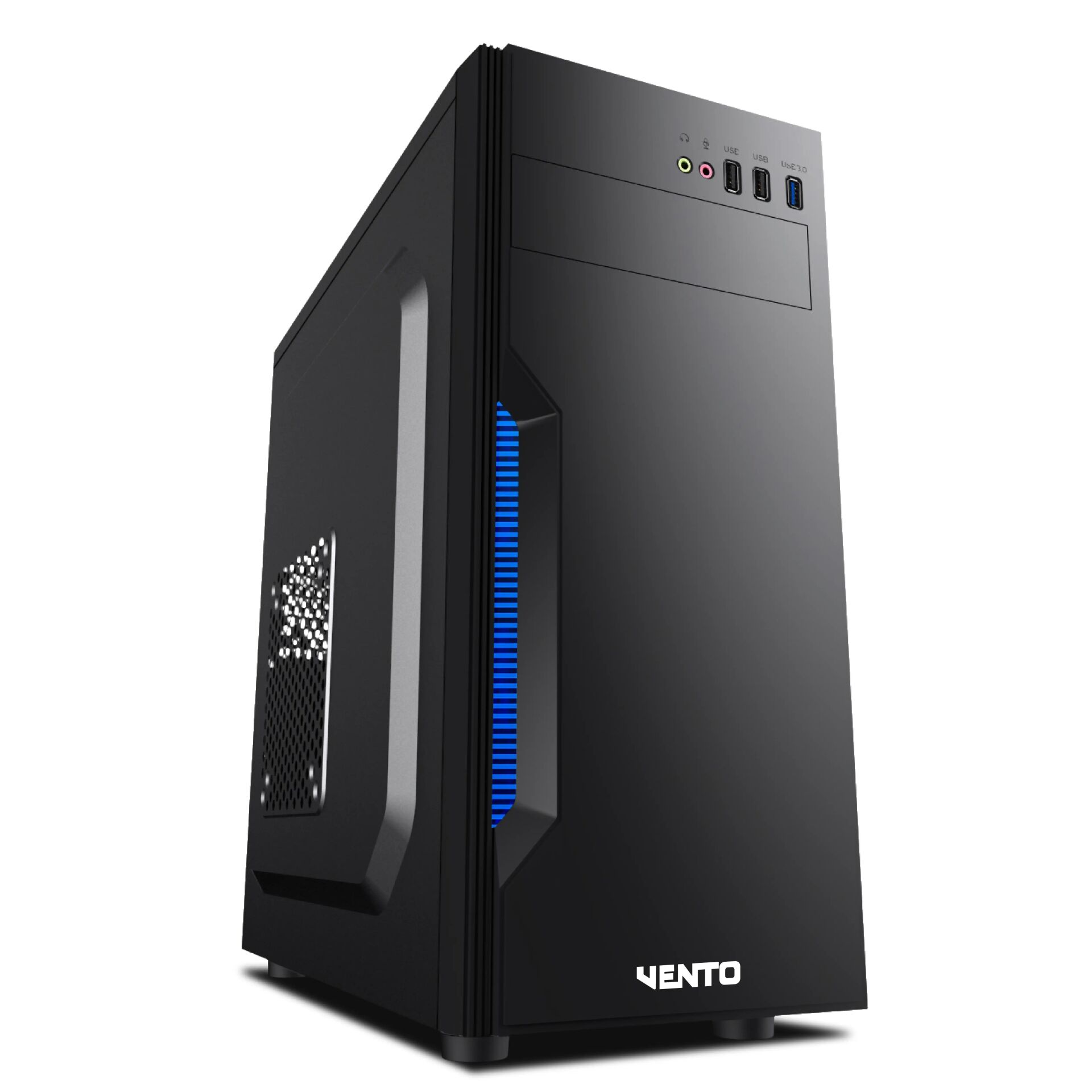 VENTO TA-K61 500W MICRO ATX 2xUSB2.0/1xUSB3.0 SİYAH KASA