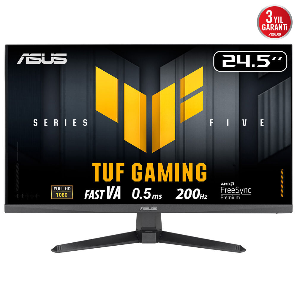 ASUS TUF GAMING VG257Q5A 24.5'' 0.5MS 200HZ 1920x1080 2xHDMI/DP MM LED MONITOR