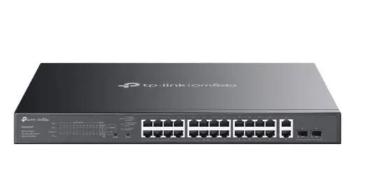 TP-LINK OMADA ES228GMP 28 Port Gbit 28 Port PoE 384W 2xSFP Rack mount Yönetilebilir Switch