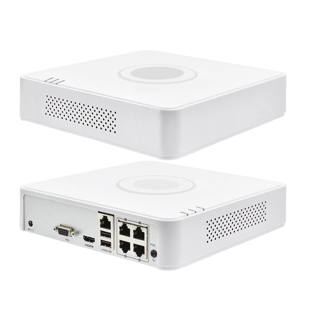 HIKVISION DS-7104NI-Q1/4P, 4Kanal PoE, 4Mpix, H265+, 1 HDD, UHD 1520P Kayıt, 40-60Mbps Bant Genişliği, NVR