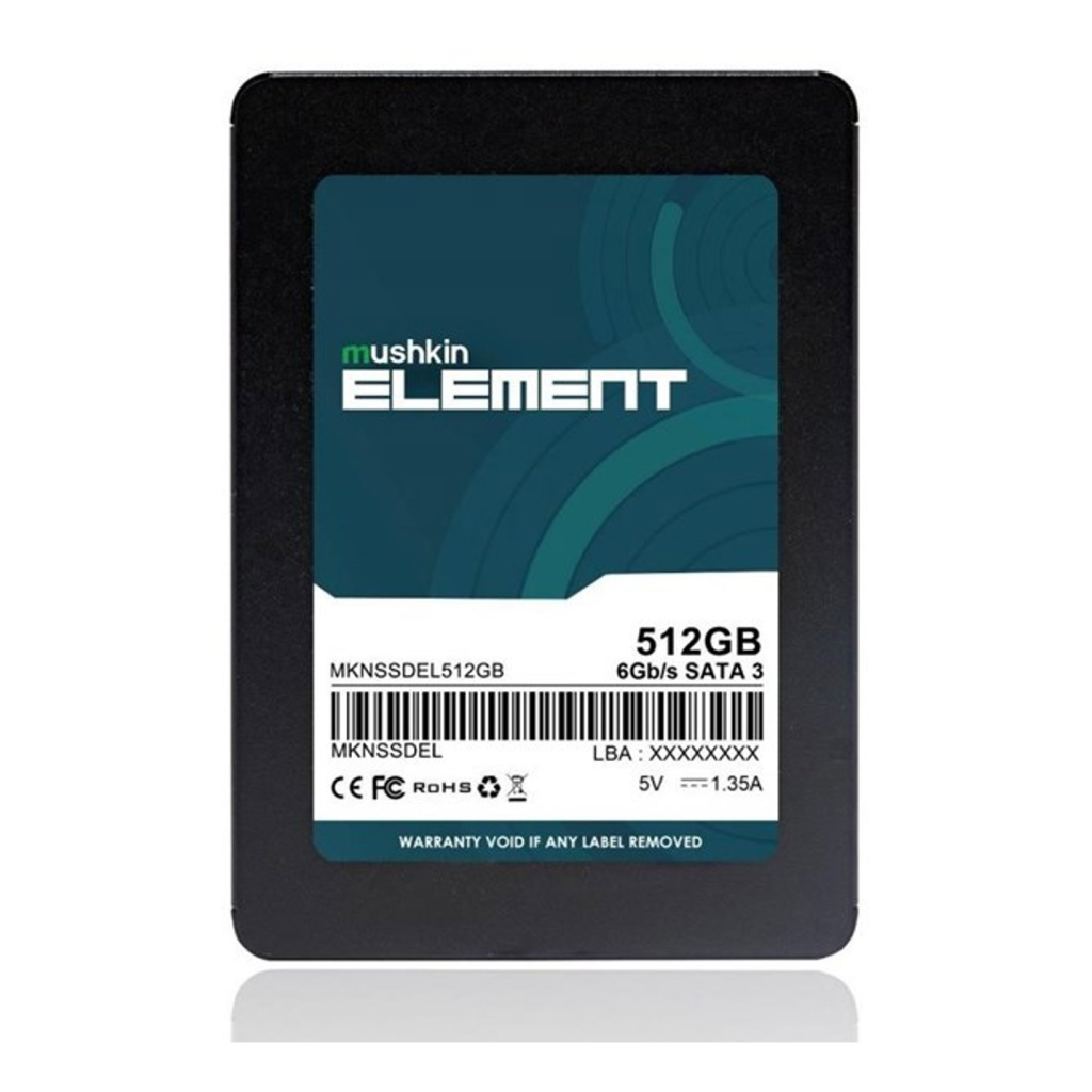 Mushkin ELEMENT, 512GB, 500-450Mb/s, 2.5", SATA3, SSD (MKNSSDEL512GB)