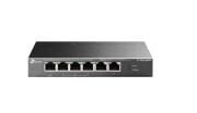 TP-LINK ES206GP 6 Port Gbit 4 Port Poe 65W Desktop Yönetilebilir Çelik Kasa Switch
