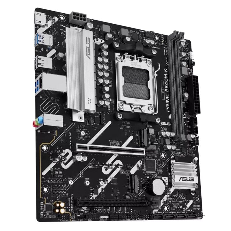 ASUS PRIME B840M-K DDR5 8000MHZ 1XHDMI 2XM.2 USB MATX AM5 (AMD AM5 9000/8000/7000 SERİLERİ İLE UYUMLU)