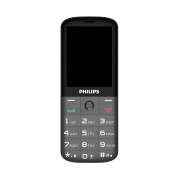PHILIPS Xenium E227, 32Mb, Siyah, 32Mb Ram, 2,8inc Ekran, Arka Kamera, Çift Sim Desteği, FM Radyo, 1700mAh Pil, El Feneri, Türkiye Garantili