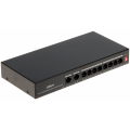 DAHUA PFS3010-8ET-65, 8 Port, MegaBit, PoE 65W, 2 Port Uplink, Yönetilemez, Masaüstü Switch